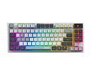 Клавиатура беспроводная Keyboard MSI FORGE GK600 TKL, Wireless, Mechanical Linear Switches, RGB LED, 4000mA/h, Sky (незначительное повреждение коробки