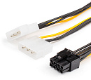Кабель (Video power) 8 pin to 2 molex