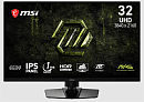 Монитор MSI MAG 321UPD E14 31.5" 16:9 UHD(3840x2160) IPS Flat, 4ms(GTG), 1500:1, 100M:1, 300nits, 178/178, 2xHDMI 2.1, 1xDP 1.4, Tilt,Swivel,Height,Pi