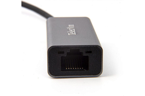 Кабель-переходник/ Кабель-переходник USB 3.0 (Am) --> LAN RJ-45 Ethernet 1000 Mbps, Aluminum Shell,Telecom <TU312M>