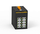 Управляемый коммутатор c 16 портами 10/100/1000Base-T(X) (разъем RJ45), два входа питания 12 В пост., 24 В пост.