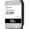Жесткий диск WD Жесткий диск/ HDD SATA 20Tb Ultrastar DC HC560 0F38785 7200 6Gb/s 512Mb 1 year warranty (replacement WUH722020ALE6L4, ST20000NM007D)
