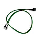 Кабель Amphenol RSL38-2006 Cable, U.2 Enabler, HDmSAS 8x (2x SFF8643) to 2x Slimline x4 (2x SFF8654), 1m, Used with systems that use the Slimline conn