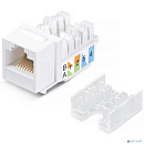 Exegate EX297343RUS Модуль-вставка Keystone Jack RJ-45 ExeGate KJ-8P8C-U-C5e-180-TL (Кат.5e, неэкранированная, 180 градусов, IDC Toolless (без инструм