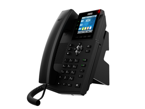 SIP телефон Fanvil X3U Pro, 6 SIP-акк., 2,8", 320x240 Цвет. экран, POE, БП в комп., 2x1 Gbps