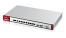 Межсетевой экран/ ZYXEL ZyWALL USG FLEX 700 Firewall with a set of 1 year subscriptions (AS, AV, CF, IDP), Rack, 12 configurable (LAN / WAN) GE