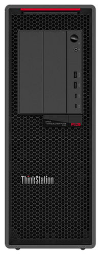 Lenovo ThinkStation P620 Tower 1000W, AMD TR PRO 3955WX (3.9G, 16C), 2x16GB DDR4 3200 RDIMM, 512GB SSD M.2, 1x2TB HDD 7200rpm, NoGPU, USB KB&Mouse, Wi