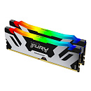Модуль памяти Kingston 32GB DDR5 6400 DIMM FURY Renegade RGB XMP Gaming Memory KF564C32RSAK2-32 Non-ECC, CL32, 1.4V, (Kit of 2) 1RX8 32-39-39 288-pin