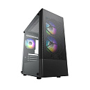 Корпус ACD Coffre 106 USB3.0*1+USB2.0*2+HD audio ,2*12cm F1 ARGB fans at front(Slave
fans) ,1*12cm F1 ARGB fan at rear (Master fan), TG