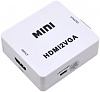 Переходник аудио-видео Premier 5-983M HDMI (m)/VGA (f)/Jack 3.5 (f) белый