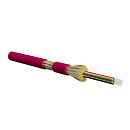 Hyperline FO-DT-IN-504-24-LSZH-MG Кабель волоконно-оптический 50/125 (OM4) многомодовый, 24 волокна, плотное буферное покрытие (tight buffer), для вну