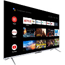 55" Телевизор HAIER Smart TV S3, QLED, 4K Ultra HD, серебристый, СМАРТ ТВ, Android [DH1VMBD01RU]