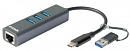 Разветвитель USB 3.0 D-Link DUB-2332 3порт. черный (DUB-2332/A1A)