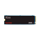 Твердотельный накопитель SanDisk SSD PLUS M.2 2280 NVMe 250Gb, 2400MBs/1500MBs TBW 40, SDSSDA3N-250G-G26, 1 year