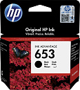 Картридж 653 BLACK 6ML 3YM75AE HP