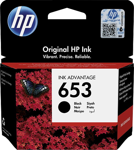 Картридж 653 BLACK 6ML 3YM75AE HP