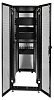 ЦМО Шкаф серверный ПРОФ напольный 42U (800x1200) дверь перфор. 2 шт., черный, в сборе