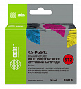 Картридж струйный Cactus CS-PG512 PG-512 черный (15мл) для Canon Pixma iP2700/MP240/MP250/MP260/MP270/MP272/MP280/MP480/MP490/MP492/MP495/MX320/MX330/