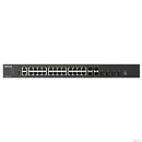 D-Link DXS-3410-32XY/A1A Управляемый L3 стекируемый коммутатор с 24 портами 10GBase-T, 4 портами 10GBase-X SFP+ и 4 портами 25GBase-X SFP28