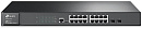 Коммутатор TP-Link Коммутатор/ JetStream™ 16-port Pure-Gigabit L2 Managed Switch, 16 10/100/1000Mbps RJ45 ports including 2 independent SFP slots, 1U 19-inch