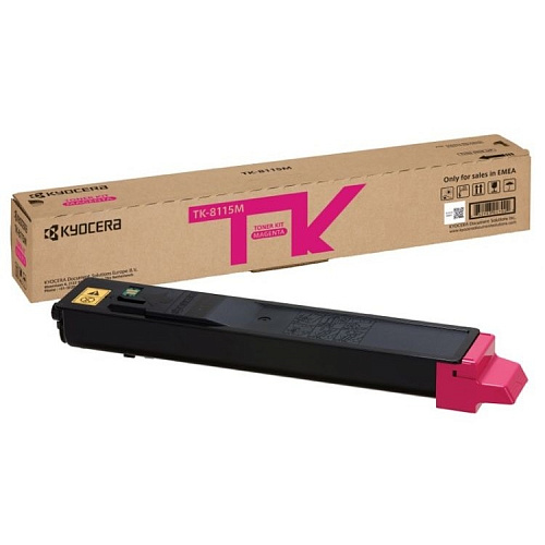 Kyocera-Mita TK-8115M Тонер-Картридж, Magenta {M8124cidn/M8130cidn (6000стр.)}