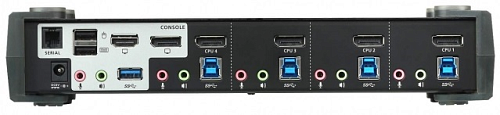 ATEN 4P USB 3 4K DisplayPort MST KVMP Switch