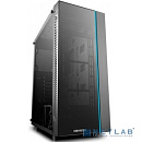 Deepcool MATREXX 55 ATX, Black, LED strip (front), Стекл. фронтальная и боковая панели, Без БП