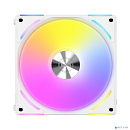 Lian Li G99.12ALV21W.R0 Вентилятор UNI FAN AL120 V2 White /UF-AL120V2-1W/ 120х120х28мм (PWM, ARGB, 250-2000 об/мин, 28.7dBa)