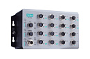 Маршрутизатор с 16 портами, включая 4 порта Gigabit Ethernet, 4 порта Gigabit Ethernet с PoE и 8 Fast Ethernet с PoE, рабочим напряжением 24-110 В пос