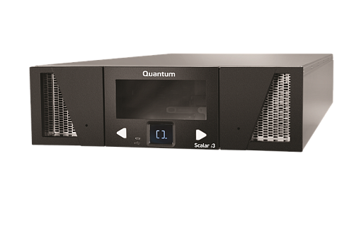 quantum scalar i3 library, 3u control module, 25 licensed slots, no tape drives, equipment rack must support product depth of 36.4in (92.5cm)