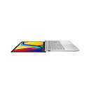 Ноутбук ASUS VivoBook Series X1504ZA-BQ606 15.6" 1920x1080/Intel Core i3-1215U/RAM 8Гб/SSD 512Гб/Intel UHD Graphics/ENG|RUS/DOS серебристый 1.7 кг 90N