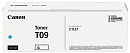 Тонер-картридж Canon T09 C голубой для i-SENSYS X C1127iF/C1127i/C1127P (5 900 стр.)