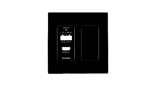 Лицевая панель для приемника WP-789R/US-D(W) Kramer Electronics [WP-789R US PANEL SET] цвет черный