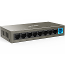 Коммутатор Tenda TEF1109D Коммутатор неуправляемый, 9 портов 9x100 Мбит/с, настольный