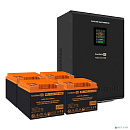 Exegate EX296660RUS Комплект ИБП EX296004RUS + батарея 45Ач EX285666RUS 4шт (инвертор, синус, для котла, настенный) FineSine SX-5000.LCD.AVR.2SH.T <50