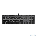 Клавиатура A4Tech Fstyler FX60 серый USB slim LED (FX60 GREY / NEON)