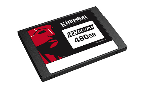 Накопитель KINGSTON Твердотельный накопитель/ SSD DC500M, 480GB, 2.5" 7mm, SATA3, 3D TLC, R/W 555/520MB/s, IOPs 98 000/58 000, TBW 1139, DWPD 1.3 (5 лет)