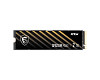 Твердотельный накопитель MSI SSD SPATIUM M461, 2000GB, M.2(22x80mm), NVMe, PCIe 4.0 x4, 3D TLC, R/W 5000/4200, IOPs 680 000/880 000, TBW 450, DWPD
