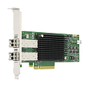 Контроллер Broadcom Emulex LPe31002-AP (LPe31002-M6) Gen 6 (16GFC), 2-port, 16Gb/s, PCIe Gen3 x8, LC MMF 100m, LP + FH, transivers included