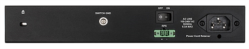Коммутатор D-LINK Managed L2 Metro Ethernet Switch 8x1000Base-T, 2x1000Base-X SFP, Surge 6KV, CLI, RJ45 Console, RPS, Dying Gasp