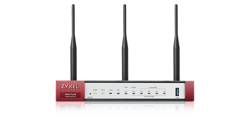 Межсетевой экран/ ZYXEL ZyWALL USG FLEX 100W Firewall, 2xWAN GE (1xRJ-45 and 1xSFP), 4xLAN / DMZ GE, 802.11a / b / g / n / ac (2.4 and 5 GHz),