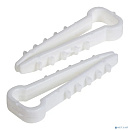 PROconnect (07-4611) Дюбель-хомут 5-10мм, прямоугольный, белый (100 шт/уп)