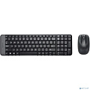 920-003169 Logitech Клавиатура + мышь Wireless Combo MK220 Black USB оригинальная заводская гравировка RU/LAT
