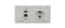 Передатчик Kramer Electronics [WP-20/EU(W)-86] VGA/HDMI, RS-232 и стерео аудио по витой паре HDBaseT; поддержка 4К, цвет белый