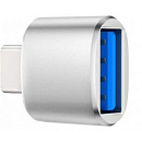 KS-is KS-388S Адаптер USB 3.0 Female в USB-C Male серебристый
