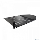 NTSS Полка переднего крепления NTSS, глубина 450мм, крепление 19 2U, черный RAL 9005 NTSS-FF-450-BL