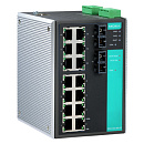Управляемый коммутатор 14 x 10/100BaseTX, 2 x 100BaseFX (многомодовое оптоволокно), с расширенным диапазоном температур