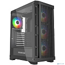 Powercase Ultimate Black, Tempered Glass, 4x 120mm ARGB fans, ARGB HUB, чёрный, ATX (CUB-A4)