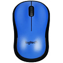 Мышь беспроводная Logitech M220 Silent Blue (синяя, оптическая, 1000dpi, 2.4 GHz/USB-ресивер, бесшумная) (арт. 910-004896, M/N: MR0085 / C-U0010)