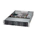 Корпус SuperMicro CSE-826BAC12-R1K23LPB 2U, 2x1200W, 12x3.5» bay SAS3/SATA/NVMe4 7xLP, RM